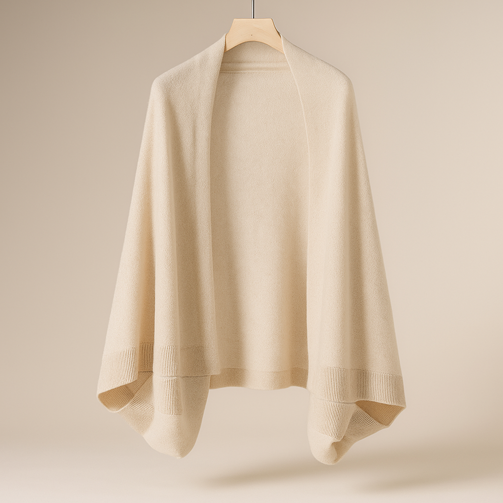 Trawinka – Wełniana narzutka z ręcznymi detalami