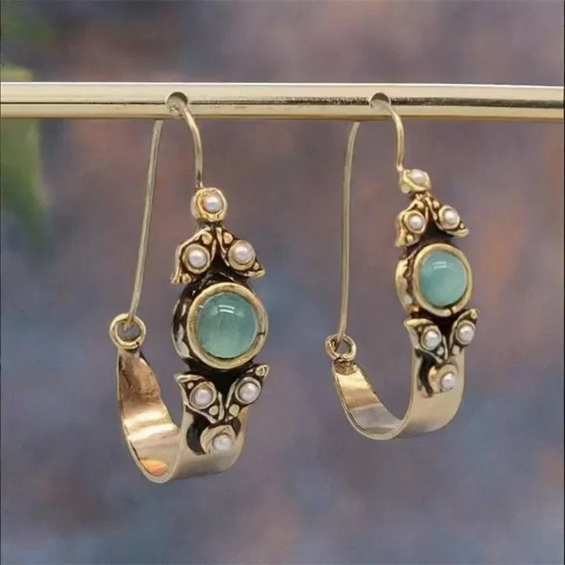 Kolczyki Wisór Etniczny Retro