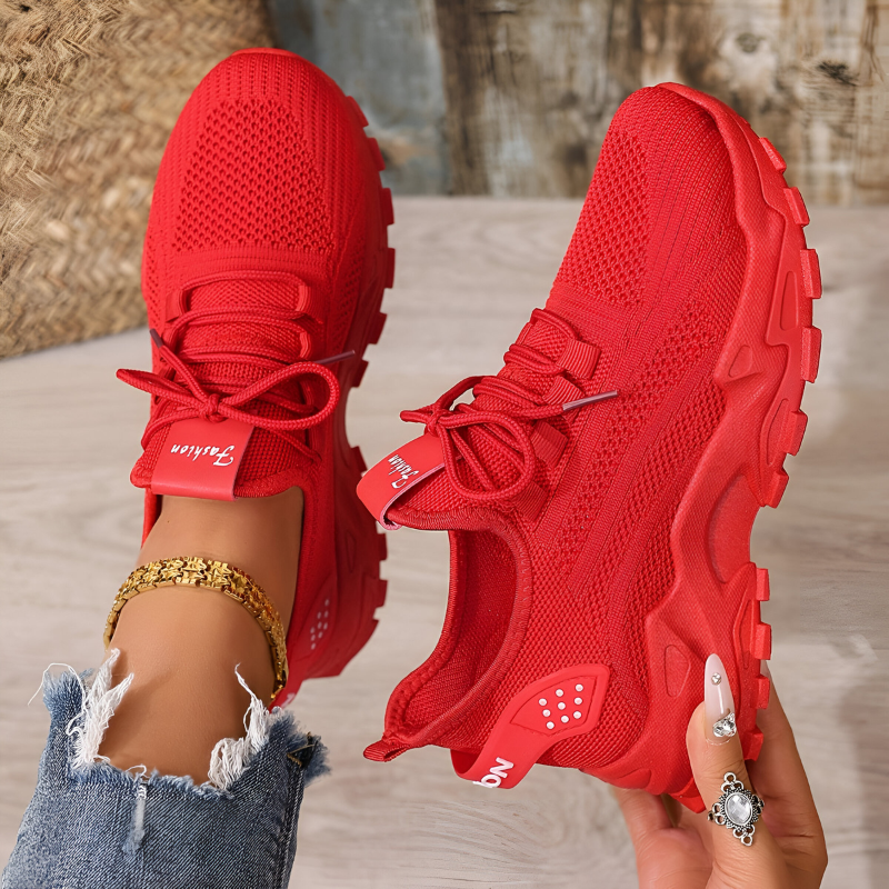 Magnolia – Ortopedyczne trampki na obcasie