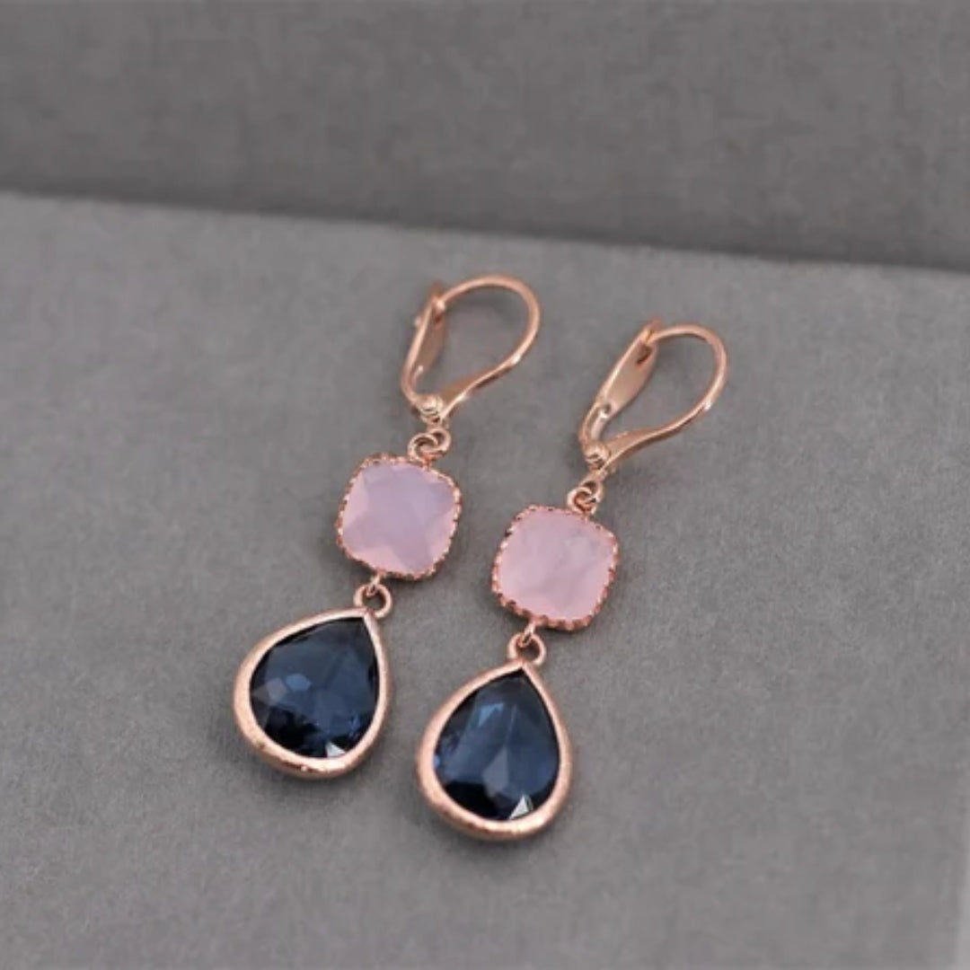 Kolczyki Luksusowe Kamienie Naturalne