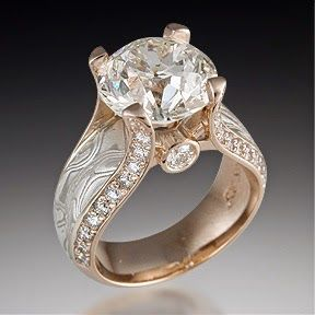 Pierścionek Vintage z Cyrkonią